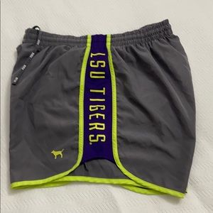 VS Pink LSU shorts